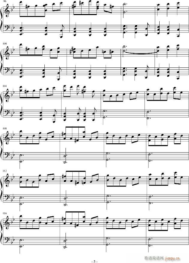 黒のリリアナ(钢琴谱)5