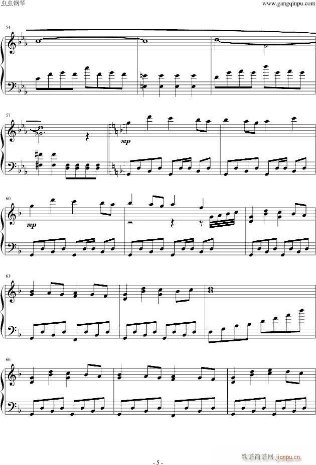 命运之夜(钢琴谱)5