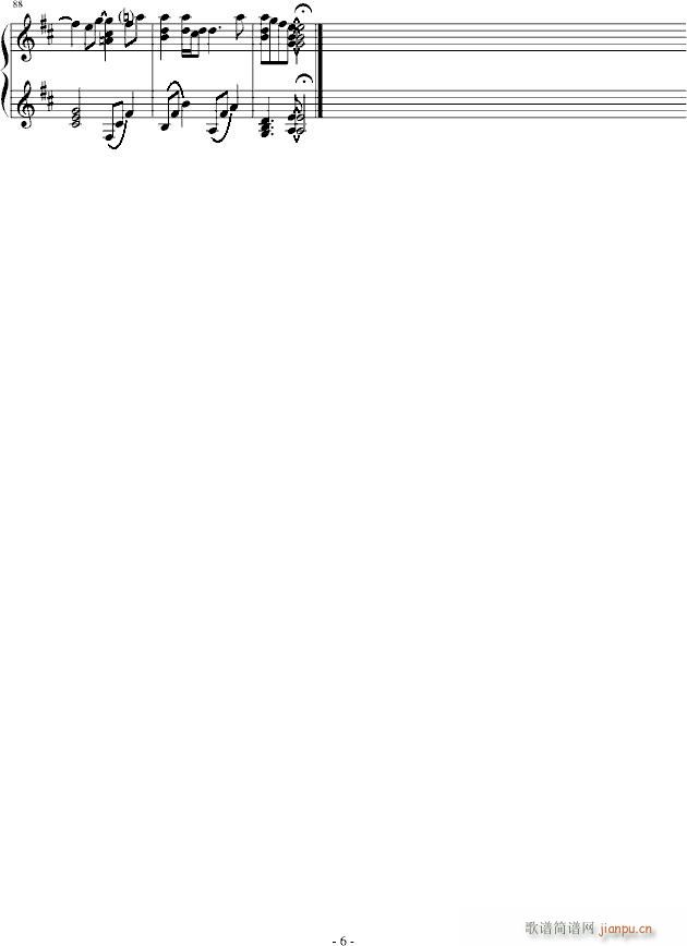 14岁的妈妈(钢琴谱)6