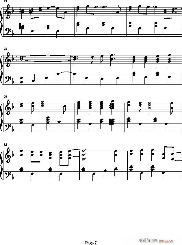 Love Chronicle(钢琴谱)7