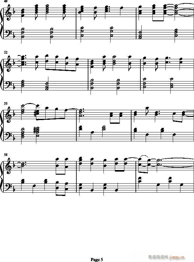 Love Chronicle(钢琴谱)5