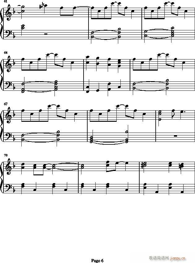 Love Chronicle(钢琴谱)6