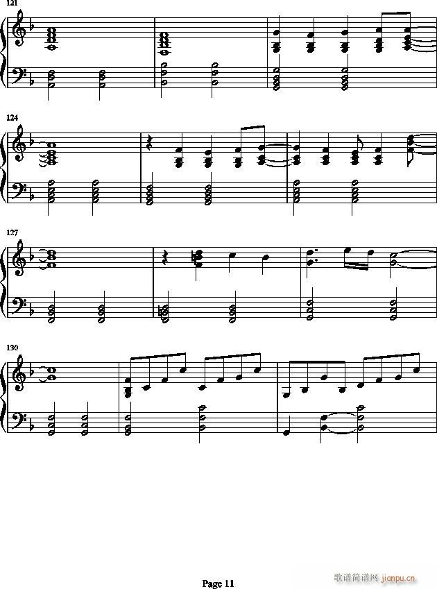 Love Chronicle(钢琴谱)11