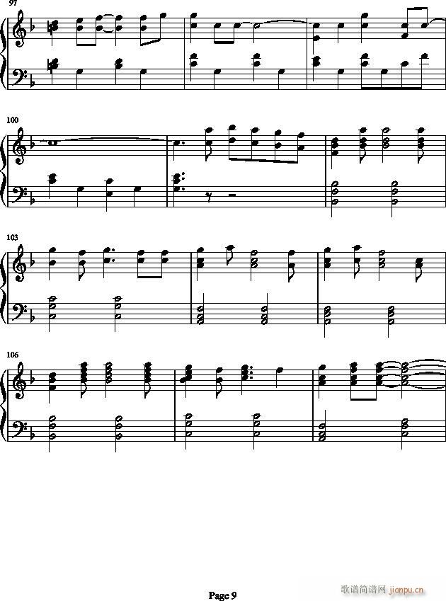 Love Chronicle(钢琴谱)9