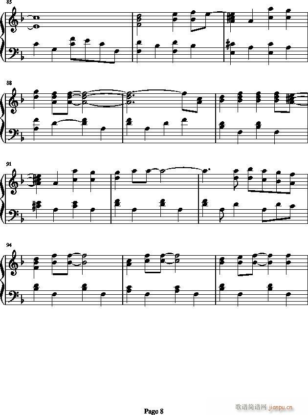 Love Chronicle(钢琴谱)8