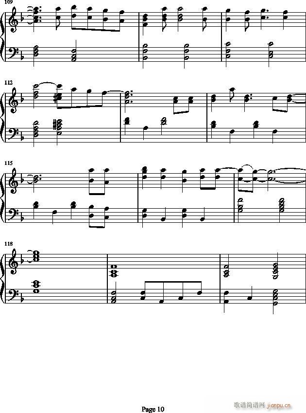 Love Chronicle(钢琴谱)10