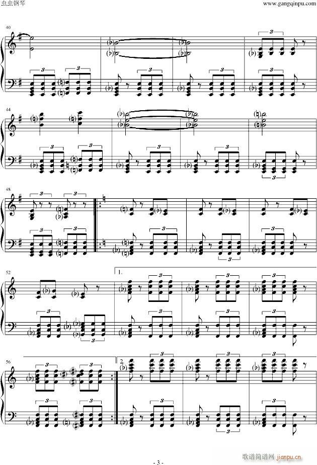 危机时刻(钢琴谱)3