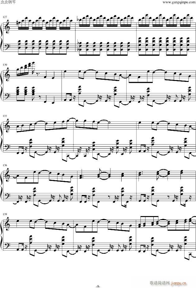 梦幻模拟战(钢琴谱)9