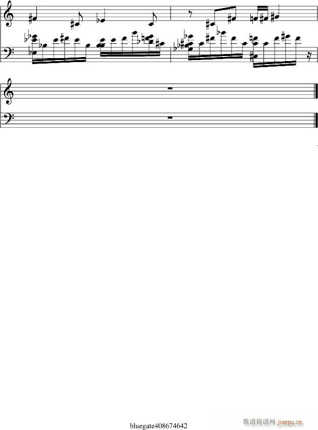 中国玫瑰(钢琴谱)7