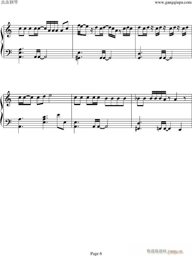 MAMA(钢琴谱)6