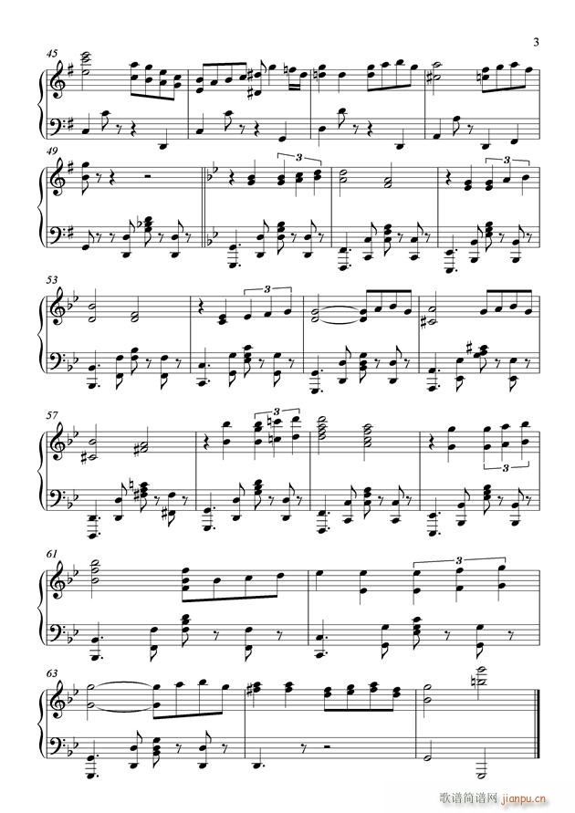 Por Una Cabeza(钢琴谱)3