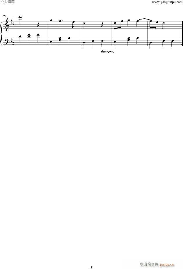 光明之路(钢琴谱)5