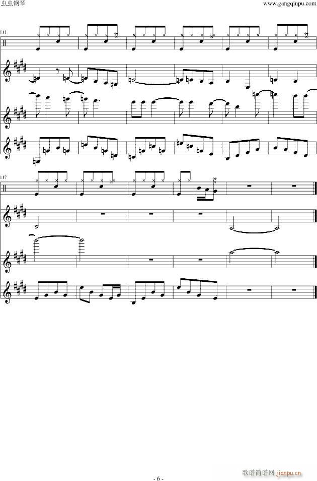 Unintended(钢琴谱)6