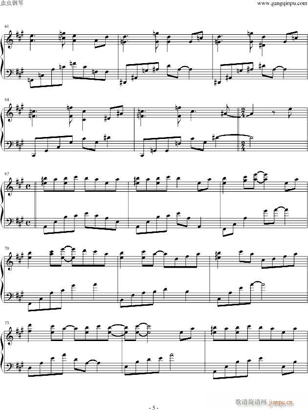 Leave Behind(钢琴谱)5