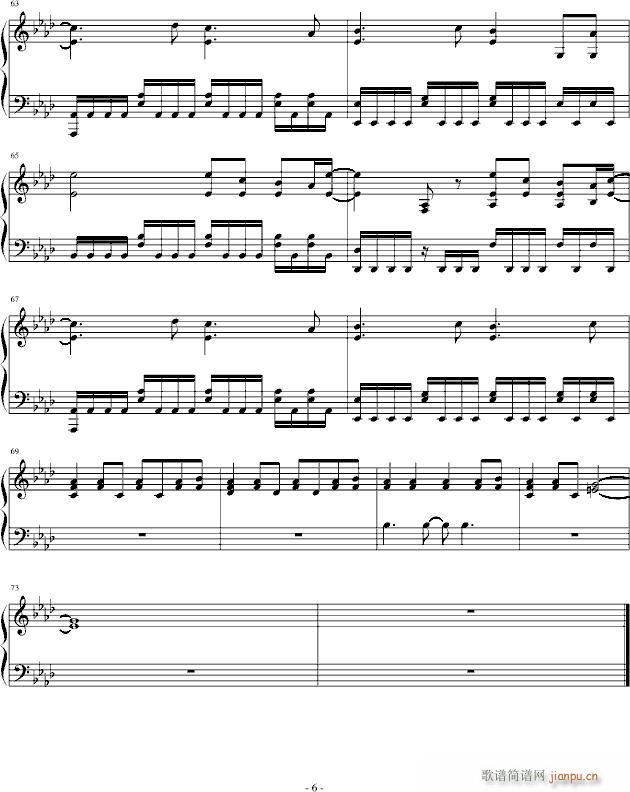 In Pieces(钢琴谱)6