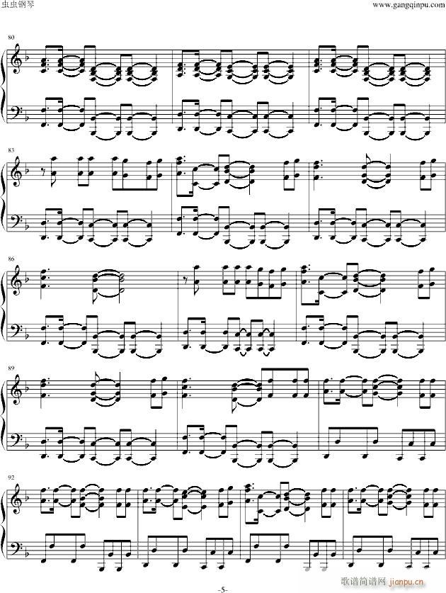 Taio Cruz(钢琴谱)5