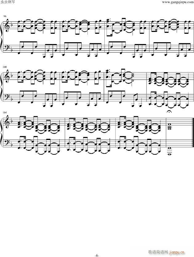 Taio Cruz(钢琴谱)6