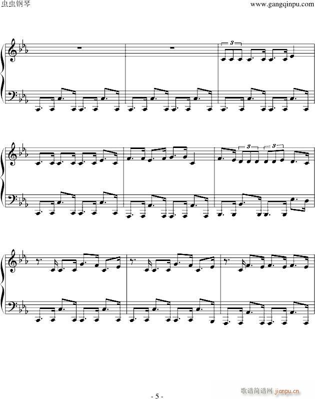 Heartbreaker(钢琴谱)5
