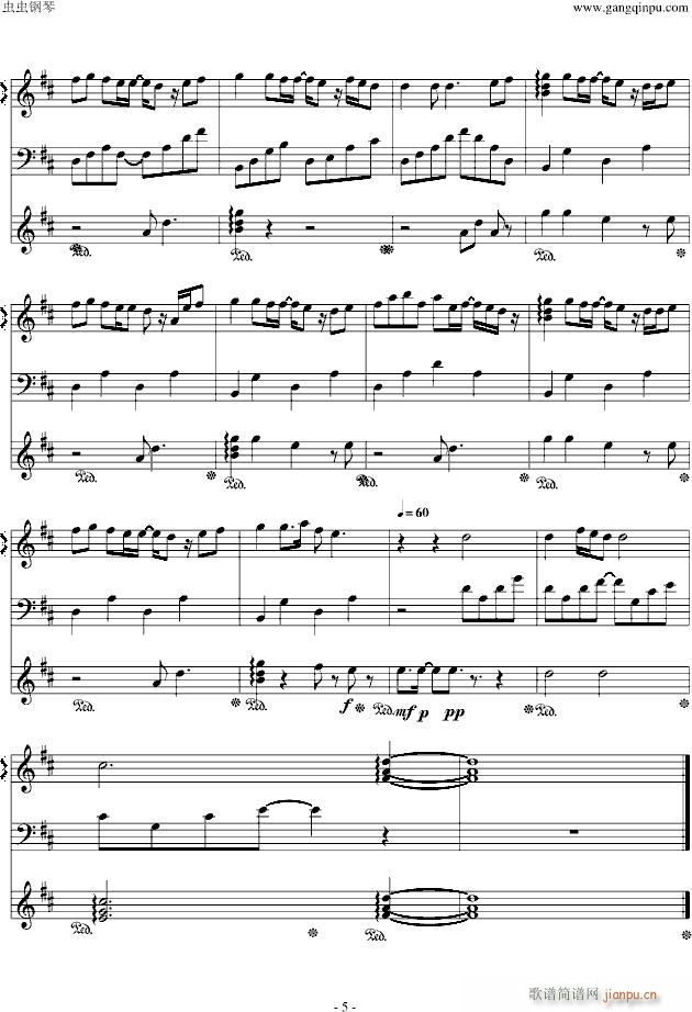 Graduation(钢琴谱)5