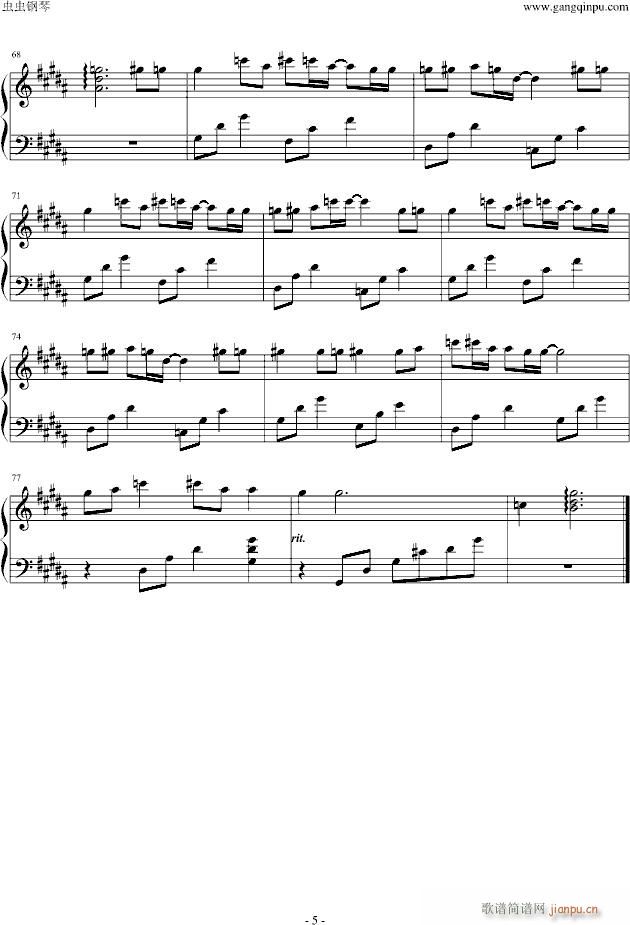 You were(钢琴谱)5