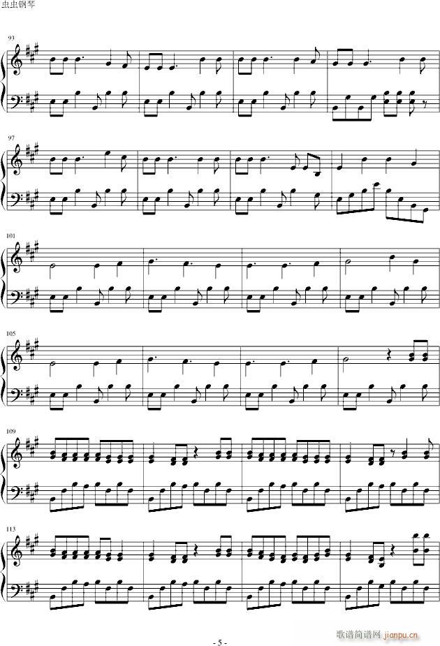 Single Ladies(钢琴谱)5