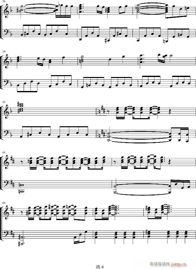 Like A Star In The Night(钢琴谱)6