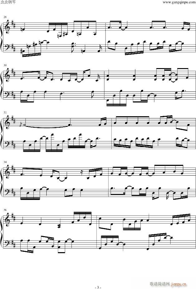 Farewells Heaven(钢琴谱)3