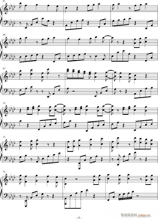 HEARTFUL(钢琴谱)5