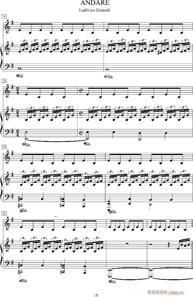 Andare(钢琴谱)7