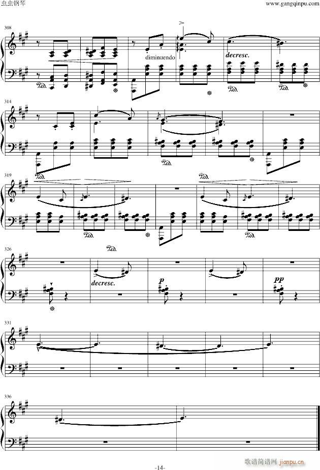 乡村小酒店的舞蹈(钢琴谱)14