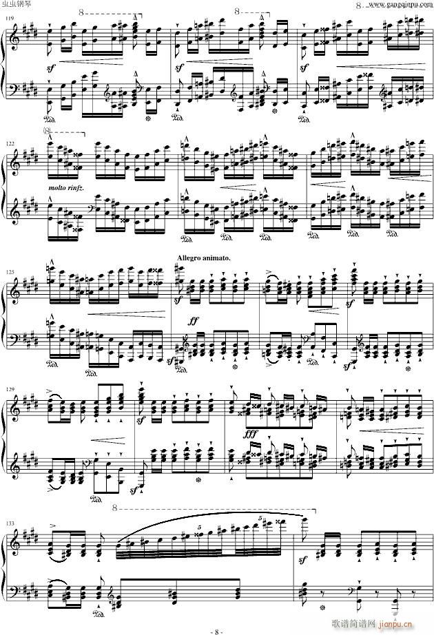 西班牙狂想曲(钢琴谱)8
