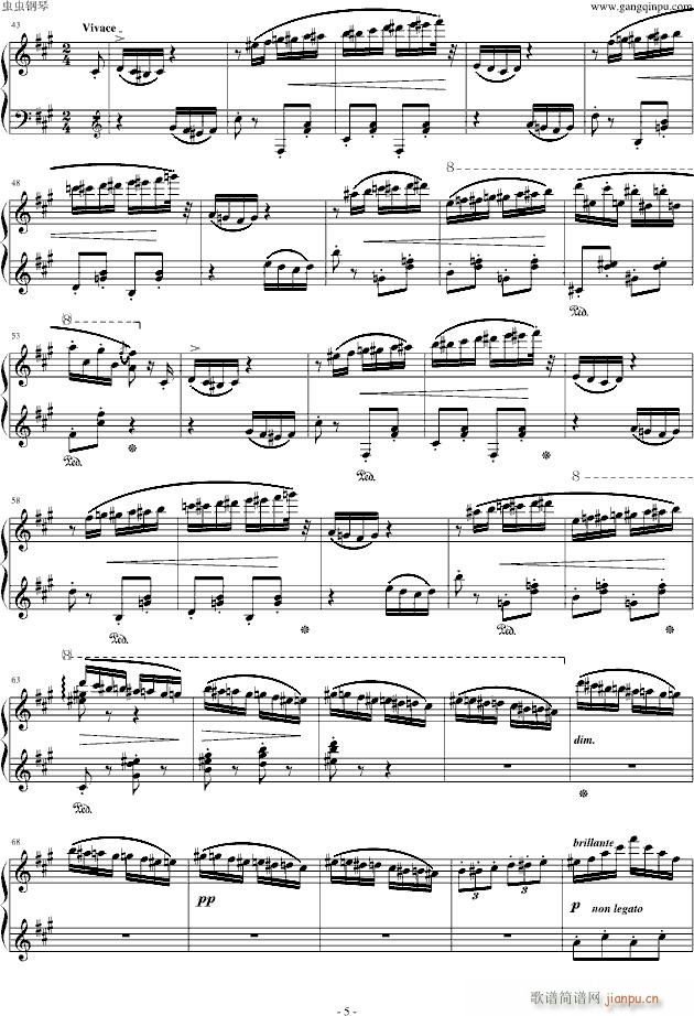 匈牙利狂想曲第11号(钢琴谱)5