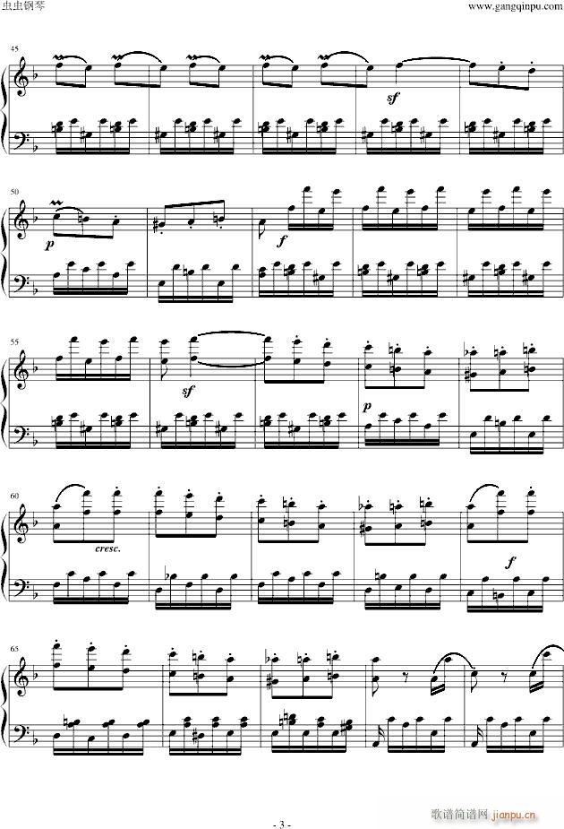 暴风雨奏鸣曲第三乐章(钢琴谱)3