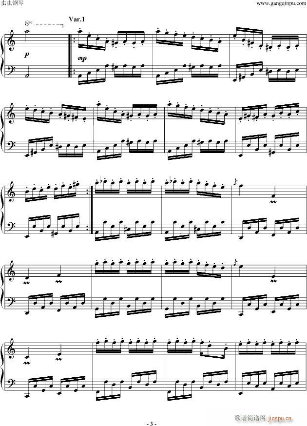 帕格尼尼飞絮曲(钢琴谱)3