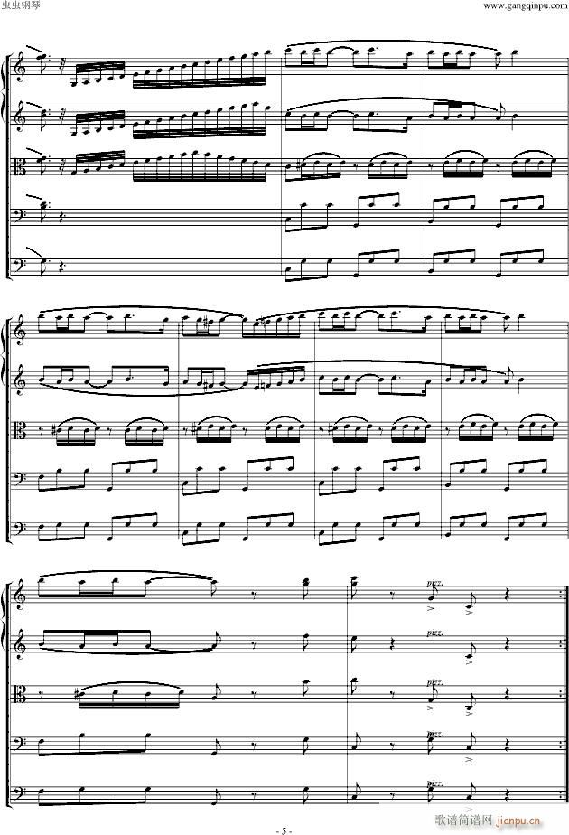 斗牛士与安德鲁斯(钢琴谱)5