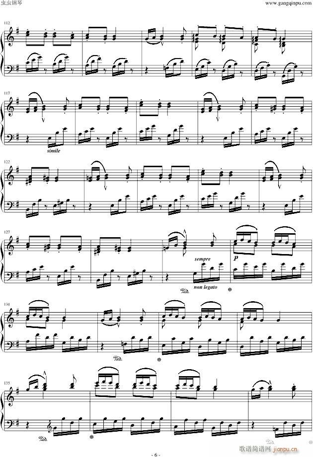 匈牙利狂想曲第7号(钢琴谱)6