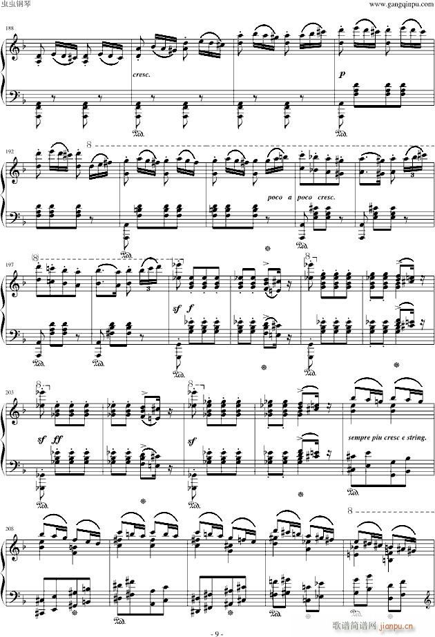 匈牙利狂想曲第7号(钢琴谱)9
