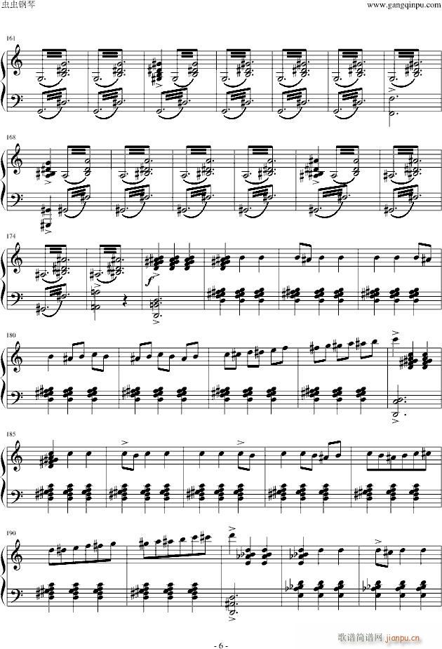 巴隆尼斯之舞(钢琴谱)6