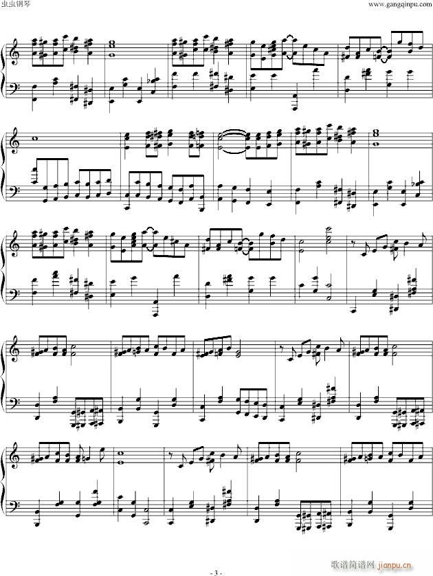 Treno, the Sleepless City(钢琴谱)3