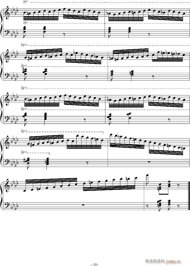 巴黎探戈(钢琴谱)10