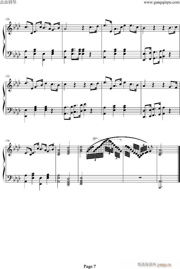 甜蜜奏鸣曲(钢琴谱)7