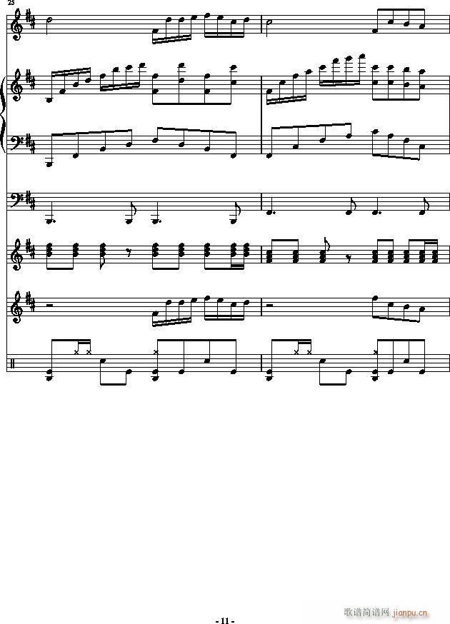 HOLD YOUR HANDS(钢琴谱)11