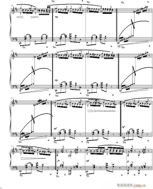 B小调幻想曲(钢琴谱)7