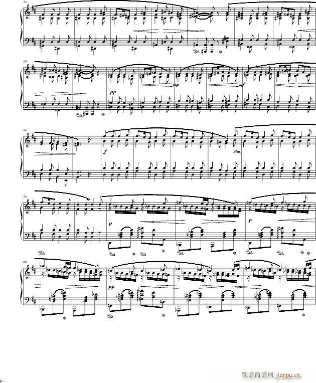 B小调幻想曲(钢琴谱)6