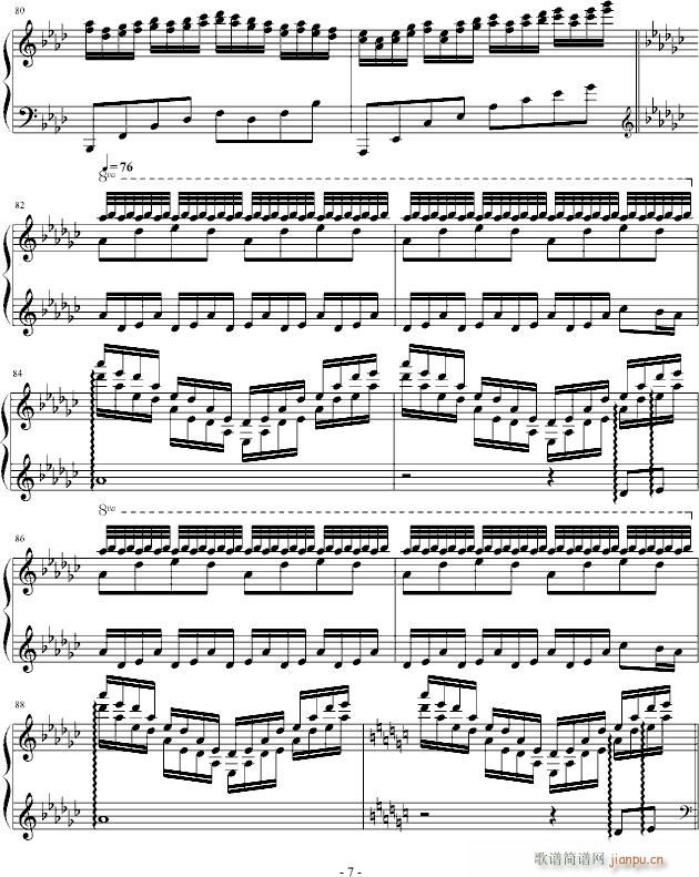 14小时的际遇(钢琴谱)7