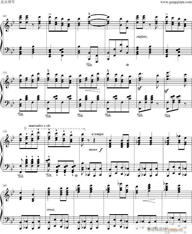 香槟之歌(钢琴谱)8