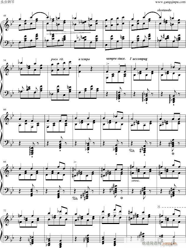 香槟之歌(钢琴谱)3