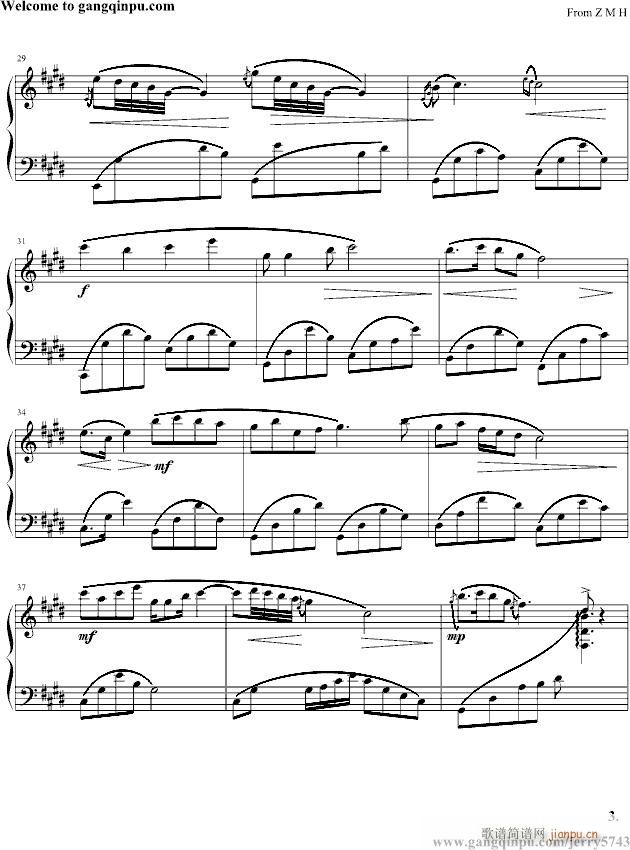 夜曲Op7.6(钢琴谱)3