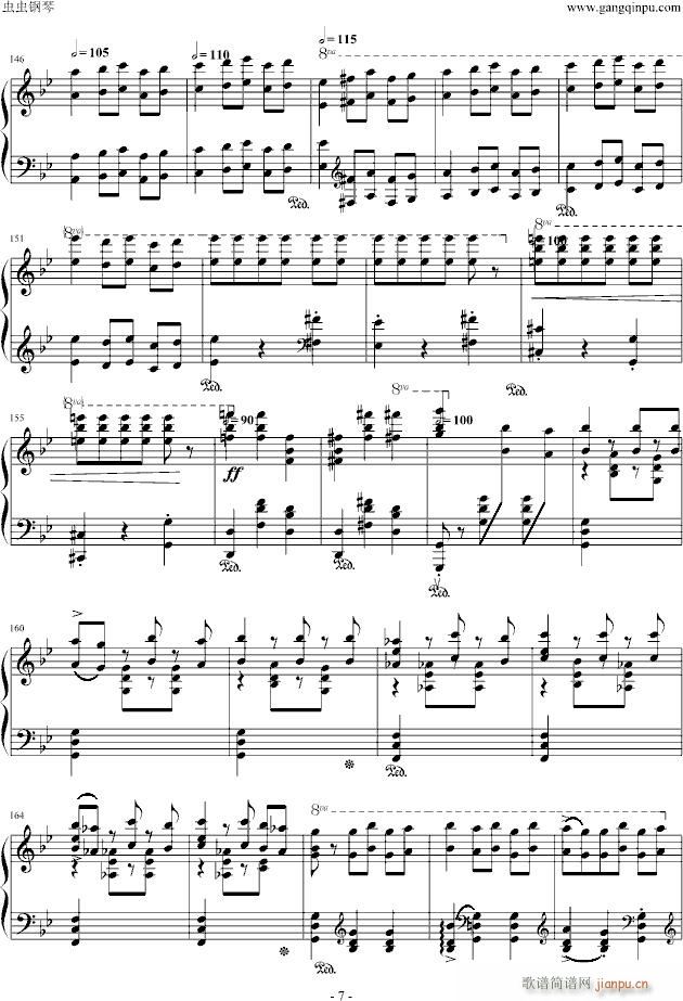 恶魔之舞(钢琴谱)7