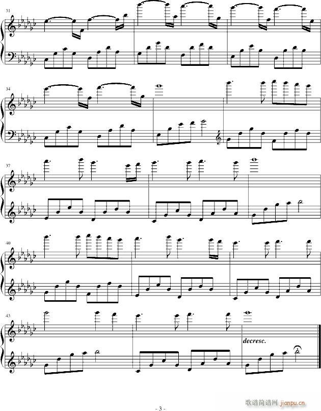 心情小曲(钢琴谱)3